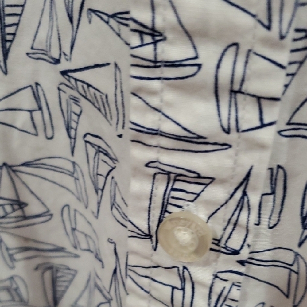 Vineyard Vines Slim Fit Whale Shirt Nautical Print Button-Down Shirt Xl - Picture 7 of 10